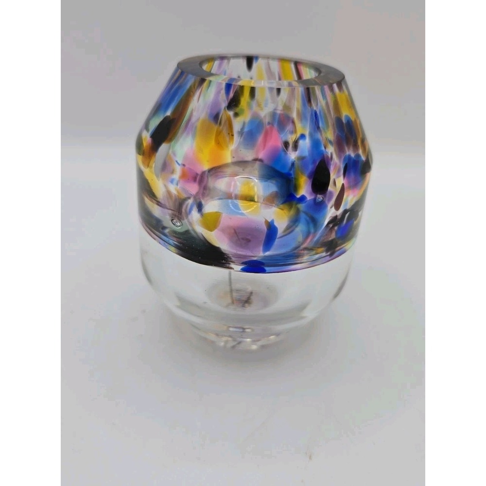 Art Glass Hand Blown Paperweight, Oil Lamp, Pen Holder